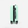 Small 20 suitcase, "Cartes factory", lightning department, code castle, 4 wheels, mint color