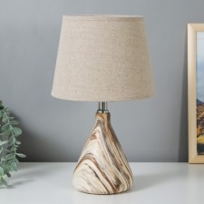 Table lamp 16385/1 E14 40W Beige 22x22x37 cm Risalux