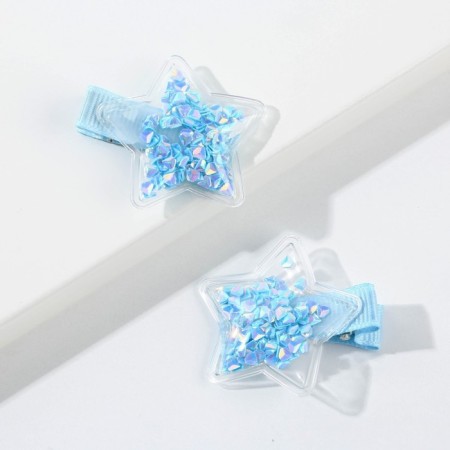 Hair clips "You are just space", 2 pcs. (shaker)-2