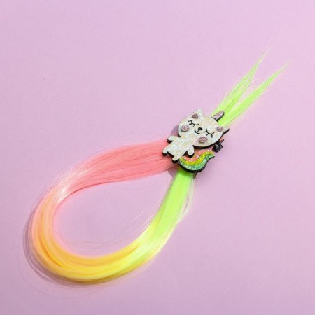 Hair clips, colored strand "Time of magic"-2