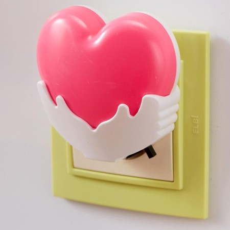 Spinker "Heart" LED from the network of MIX 4x7x7 cm Risalux-2