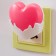 Spinker "Heart" LED from the network of MIX 4x7x7 cm Risalux