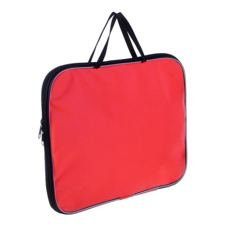 Folder with handles textile A4, 350 x 270 x 20 mm, calligrata "office", nylon 600D, two -tone Kant, orange-1