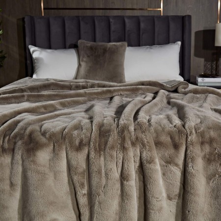 Sofi de Marko "Richard" plaid, size 210x230 cm, beige color-1