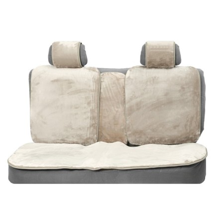 Alpaca Plus capes, artificial fur, a set for the entire salon, light gray-1