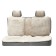 Alpaca Plus capes, artificial fur, a set for the entire salon, light gray