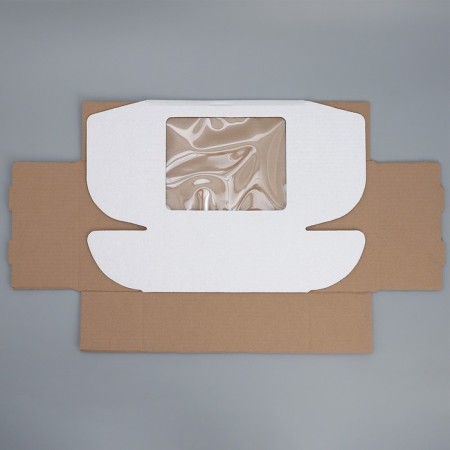 Box Gift team with a white window, packaging, 27x10x21 cm-4