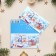 Happy New Year Walking card! Sani, Tricolor, 11 x 21.5 cm