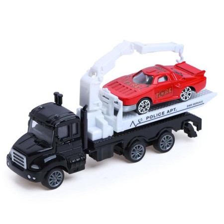 Metal truck "Evaciatorial", with a machine, inertia, mix-8