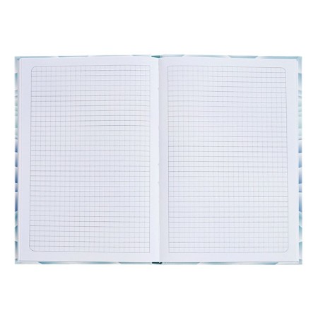 A5 BUSINESS BLOCT, 96 sheets in the MIST cage of blue, hard cover, matte lamination, selective varnish, block 65 g/m2-2