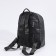 Women's backpack made of artificial leather with lightning, 3 pockets, color gray color