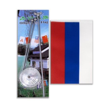 Flagste desktop with two flags 21 x 14 cm, circle 6.5 x 3.5 cm, 30 x 35 cm, silver-3