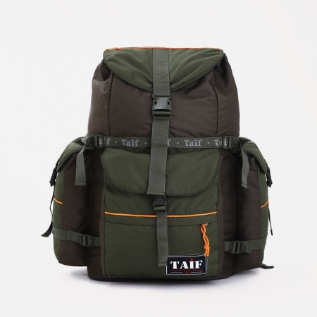 Tourist backpack, TAIF, 65 l, screed department, 3 outer pockets, khaki color-2