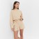 Women's costume (blouse, shorts) minku: enjoy beige color, size 44