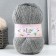 Yarn "Sekerim Bebe" 100% acrylic 320m/100g (197 dark ser.Mlange)