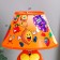 Table lamp "Cat" 1HE14 40W orange 20x20x25cm.