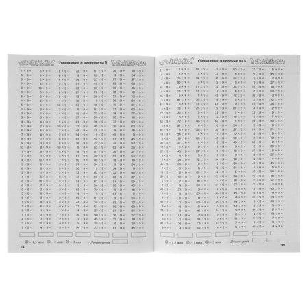 3000 new examples in mathematics. Grade 3. Table multiplication and division. Uzorova O.V., Nefyodova E.A.-2
