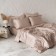 KIA pillowcase set, size 70x70 cm, gray-beige color, 2 pcs