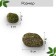 Moss artificial "stones" set 5pcs, with baby, assorted: 2 Bol, 3 mal. Greengo