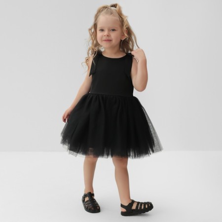 Платье для девочки MINAKU: PartyDress цвет чёрный, рост 104-1