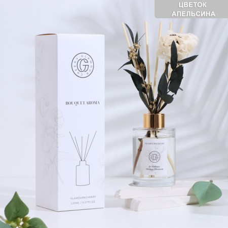 Aromatic diffuser "Dried Flowers", 120 ml, orange flower