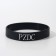 Silicone Bracelet "PZDC" Standard, black color, 20 cm