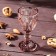 Glass glass Magistro "Cruise", 50 ml, 5 × 10 cm, burgundy color