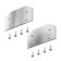 The end plug to the Technical Trampec-31s profile, 6.5x0.2x4.51 cm, the color of silver