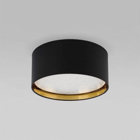 Ceiling light TK Lighting Bilbao 3376, E27, 4x15W, 450x450x170 mm, gold, black color.
