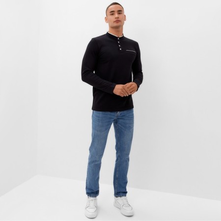 T -shirt with DL. Sleeve male minku color black, rr 54-1