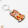 Key keychain wooden "Corgi Potter" 4.7 x 6 cm
