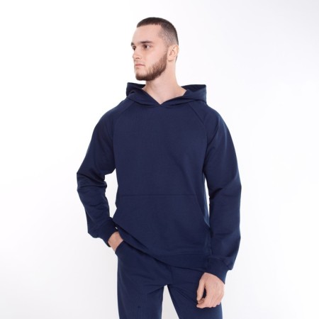 Male sweatshirt, dark blue color, size 54-1