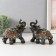 Polystone souvenir "Elephant in Red-blue Popone" MIX 16x8x15 cm