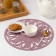 Napkin Decorative shade "Tulips" Lilac color, D 30 cm