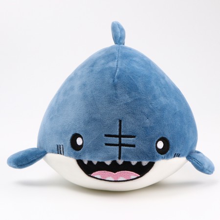 Soft toy "Shark", 19 cm, blue color-1
