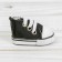 Doll sneakers, sole length 5 cm, black color