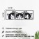 Decoration wall for the interior, panel on a wall of wood "cat", 3 modules 34 x 34 cm