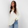 Jumper Women's Mist with collar Polo Milk, p. S (40-42)