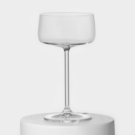A set of cream glasses ALEX, glass, 220 ml, 6 pcs-1