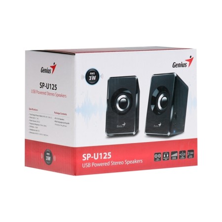 Computer speakers 2.0 Genius SP-125U, 2x1.5W, USB, black-4