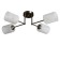 Svetogor chandelier 7461 4XE27 60W satin/white