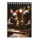 Notepad A6, 40 sheets, in a cage on the crest "steampunk", cover covering cardboard, block 60g/m2, mix