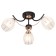 Ceiling lamp 3x60W E27, size 58x58x28 cm