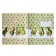 A notebook of 48 sheets in the avocado cage, covering cartoon, matte lamination Soft Touch, foil, mix