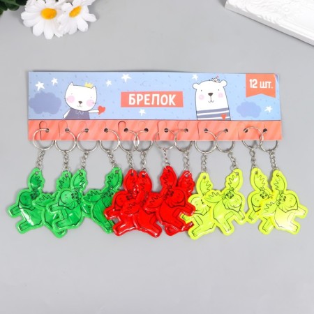 Fleet plastic reflective "elk" 4.5x5.5 cm-3