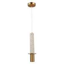 STL LUCE Sus. SL1211.513.01. Varese. 1x5 W, GU10, 4000K, 10x10x36 cm, golden color