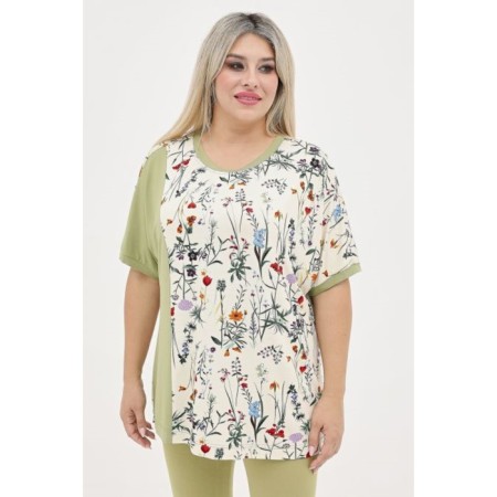 Female costume, size 62, light green color-3