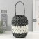 Climber Plastic for 1 candle "zigzag" black and white 11x20x27 cm