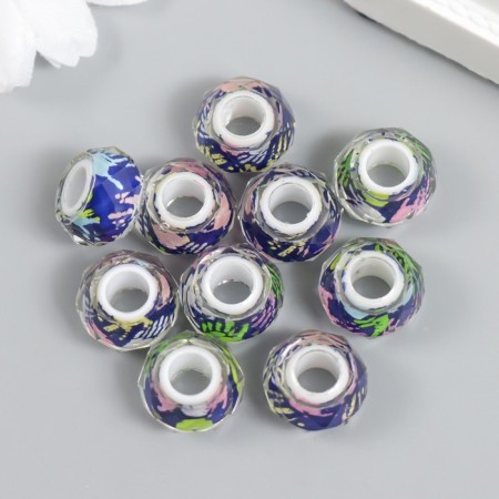 Busina for creativity plastic "Lill - graffiti" 1.3x1.3x0.8 cm-2