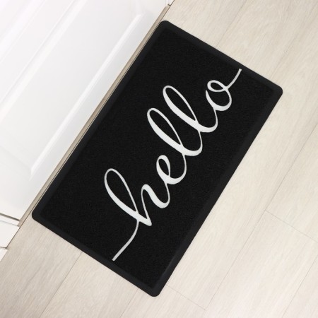 Rapid rug Ladom, 45 × 75 cm, PVC, black color-4